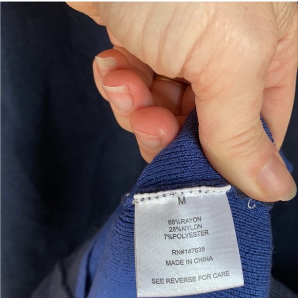 NWT Romeo & Juliet Couture Sweater Dress Navy Blue Size Medium - Picture 6 of 6